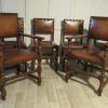 Oak Leather Dining Chairs (Photo 12 of 25)