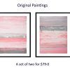 Pink and White Wall Art (Photo 15 of 20)