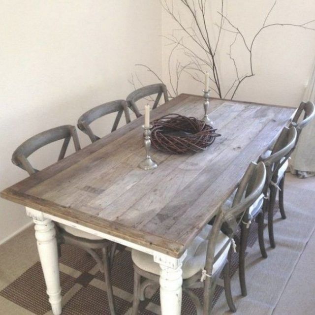 25 Best Collection of Shabby Dining Tables and Chairs