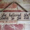She Believed She Could So She Did Wall Art (Photo 7 of 20)