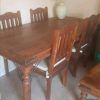 Sheesham Dining Tables and 4 Chairs (Photo 12 of 25)