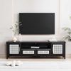 Farmhouse Rattan Tv Stands (Photo 8 of 15)