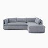 Dulce Right Sectional Sofas Twill Stone (Photo 7 of 15)