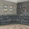 Denali Charcoal Grey 6 Piece Reclining Sectionals With 2 Power Headrests (Photo 22 of 25)