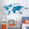 World Map Wall Art for Kids (Photo 19 of 20)