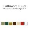 Bathroom Rules Wall Art (Photo 12 of 25)