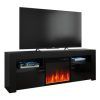 Boston 01 Electric Fireplace Modern 79" Tv Stands (Photo 3 of 15)
