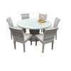 Wicker and Glass Dining Tables (Photo 21 of 25)