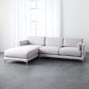 2Pc Maddox Left Arm Facing Sectional Sofas With Chaise Brown (Photo 9 of 15)