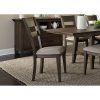 Caira Black 7 Piece Dining Sets With Upholstered Side Chairs (Photo 8 of 25)