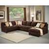 3Pc Polyfiber Sectional Sofas With Nail Head Trim Blue/Gray (Photo 13 of 15)
