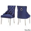 Gina Blue Leather Sofa Chairs (Photo 9 of 25)