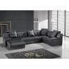 Wynne Contemporary Sectional Sofas Black (Photo 7 of 15)