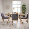 Laurent 7 Piece Rectangle Dining Sets With Wood Chairs (Photo 9 of 25)