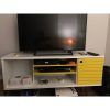 Avp Discounts Inc -Bdi Vexa 9221 Single Wide 4 Shelf Tv Stand throughout Fashionable Single Shelf Tv Stands (Photo 7322 of 7825)