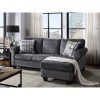 Mireille Modern and Contemporary Fabric Upholstered Sectional Sofas (Photo 8 of 15)