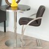 Mix Leather Imprint Metal Frame Console Tables (Photo 5 of 25)