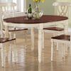 Vintage Brown 48-Inch Round Dining Tables (Photo 6 of 15)