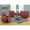 Red Faux Leather Sectionals (Photo 10 of 10)