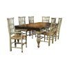 Weaver Dark 7 Piece Dining Sets With Alexa White Side Chairs (Photo 20 of 25)