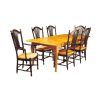 Weaver Dark 7 Piece Dining Sets With Alexa White Side Chairs (Photo 11 of 25)