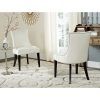 White Leather Dining Chairs (Photo 6 of 25)