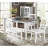 Laurent 5 Piece Round Dining Sets With Wood Chairs (Photo 14 of 25)