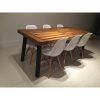 Laurent 7 Piece Rectangle Dining Sets With Wood and Host Chairs (Photo 21 of 25)