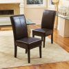 Brown Leather Dining Chairs (Photo 2 of 25)
