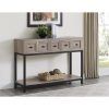 Layered Wood Small Square Console Tables (Photo 10 of 25)