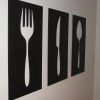 Oversized Cutlery Wall Art (Photo 10 of 20)