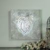 Hearts Canvas Wall Art (Photo 1 of 15)