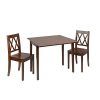 Best Scettrini 3 Piece Solid Wood Dining Setrosalind Wheeler within Miskell 3 Piece Dining Sets (Photo 7703 of 7825)