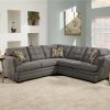 2Pc Luxurious and Plush Corduroy Sectional Sofas Brown (Photo 2 of 15)