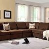Chocolate Brown Sectional (Photo 5 of 15)