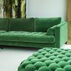 Green Velvet Right Sectional - Tufted | Article Sven Modern for Green Sectional Sofas (Photo 6102 of 7825)