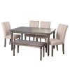 Jaxon Grey 5 Piece Extension Counter Sets With Fabric Stools (Photo 19 of 25)