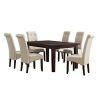 Jaxon 7 Piece Rectangle Dining Sets With Wood Chairs (Photo 5 of 25)