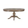 Reclaimed Teak and Cast Iron Round Dining Tables (Photo 13 of 15)