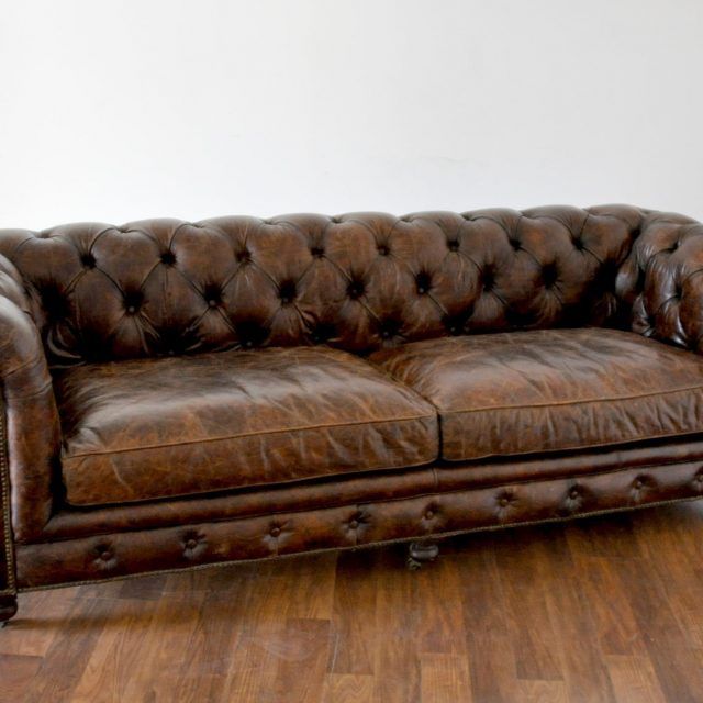 2024 Best of Brown Leather Tufted Sofas