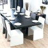 Black Extendable Dining Tables and Chairs (Photo 8 of 25)