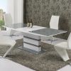 High Gloss White Extending Dining Tables (Photo 25 of 25)