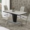 Extendable Glass Dining Tables and 6 Chairs (Photo 9 of 25)