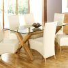 Oak and Glass Dining Tables and Chairs (Photo 17 of 25)