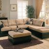 Leather and Suede Sectional Sofa (Photo 10 of 20)