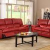 Red Leather Reclining Sofas and Loveseats (Photo 3 of 10)