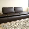 Contemporary Brown Leather Sofas (Photo 12 of 20)