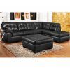 Black Leather Sectional Sleeper Sofas (Photo 5 of 21)
