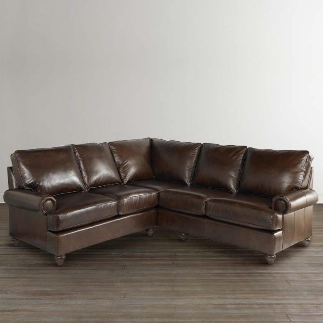 20 The Best Small Scale Leather Sectional Sofas
