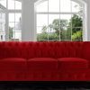 Red Leather Chesterfield Sofas (Photo 15 of 20)